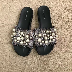 Zara Slides, size 9